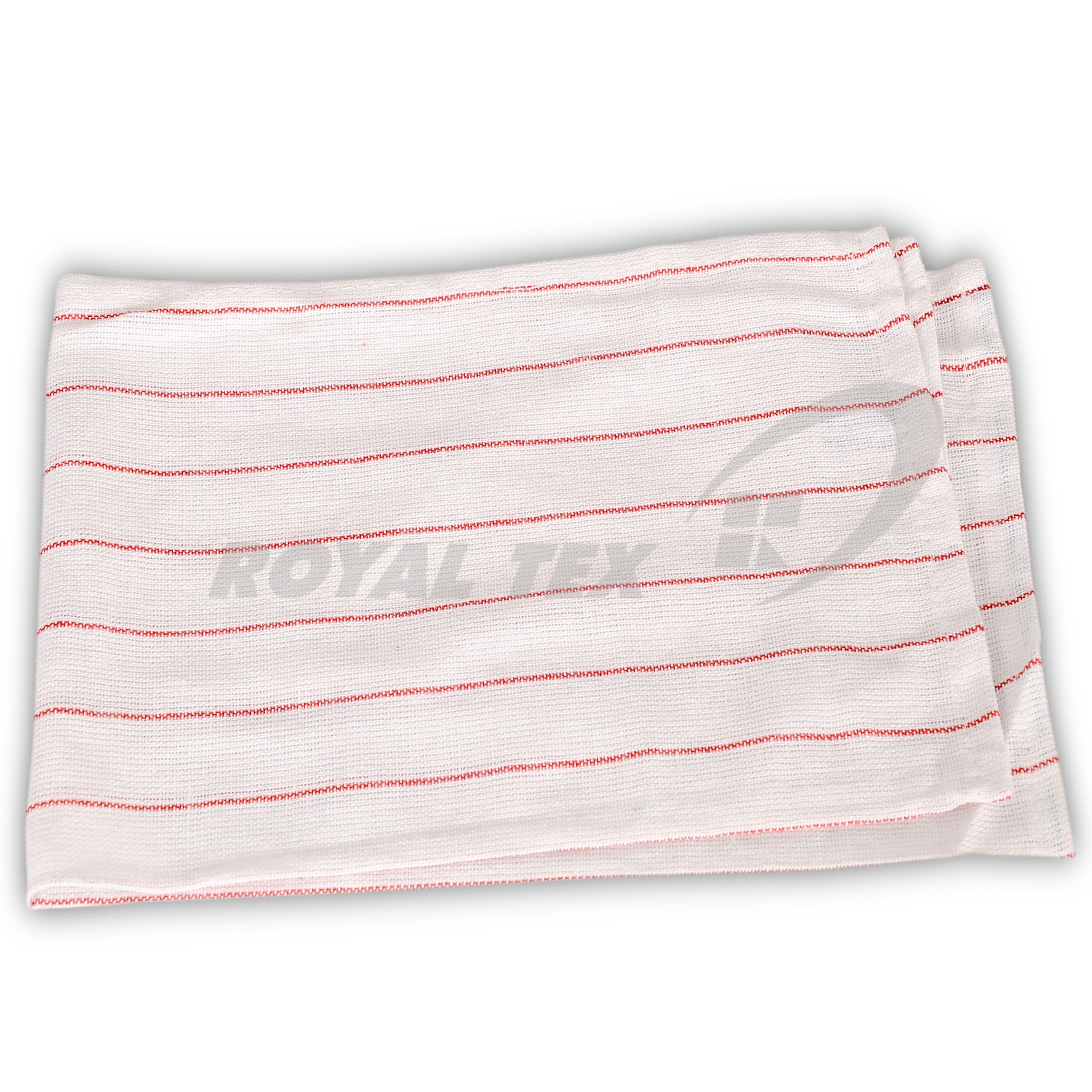 TT-305  :  Pink stripped Lintless Glass cloth.