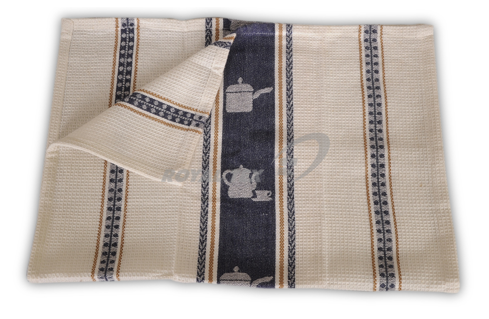 KT- 344  :  Waffle weave, Jacq. Kitchen Towel